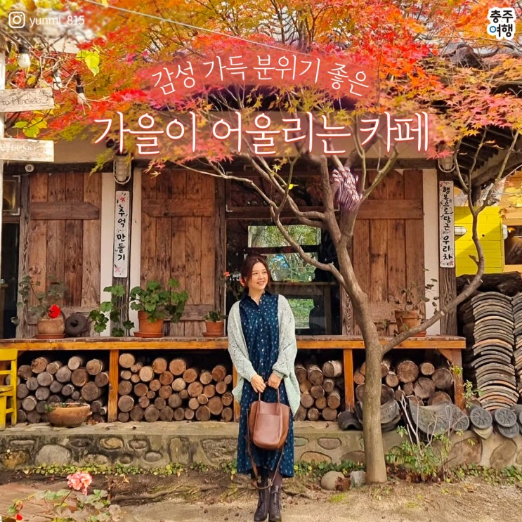  충주카페｜가을이 어울리는 충주카페 추천!! (단B커피숍, 달달숲, 카페 민들레, 서유숙 카페)