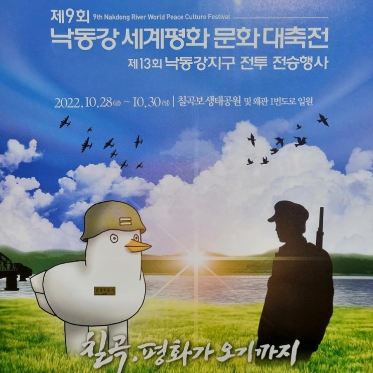 칠곡가볼만한곳 낙동강 세계평화 문화 대축전 feat 칠곡보생태공원