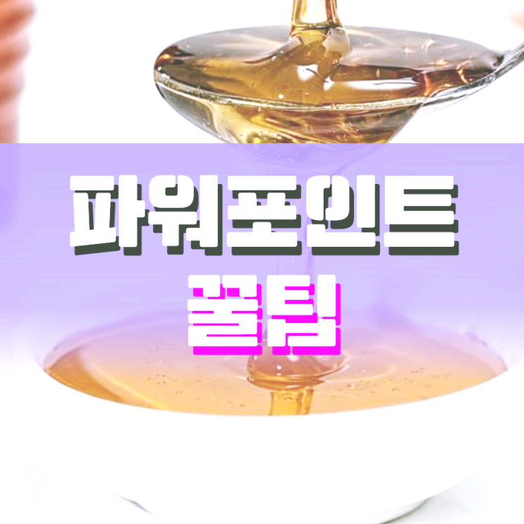 파워포인트 활용하기 좋은 꿀팁들 파워포인트 활용하기 좋은 꿀팁들