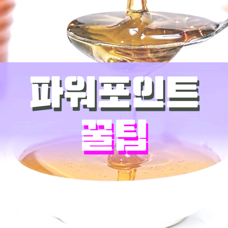 파워포인트 활용하기 좋은 꿀팁들