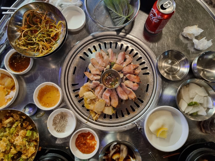  삼겹살이 맛있는 일광 고기집 부산댁