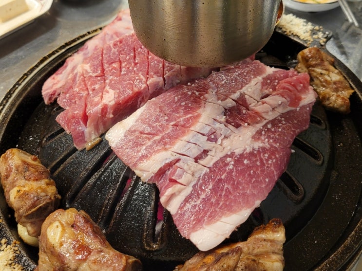  만수넙딱집 추울 땐, 이불 말고 이불 생갈비c고기와 더불어 사이드메뉴도 괜찮은집