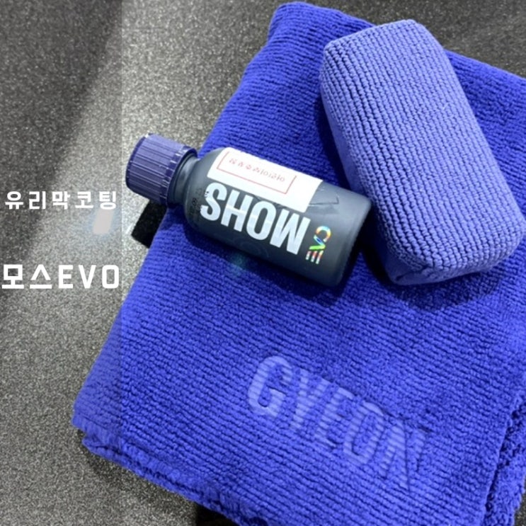  기온쿼츠 셀프 디테일링 자동차 유리막 코팅제 모스 EVO