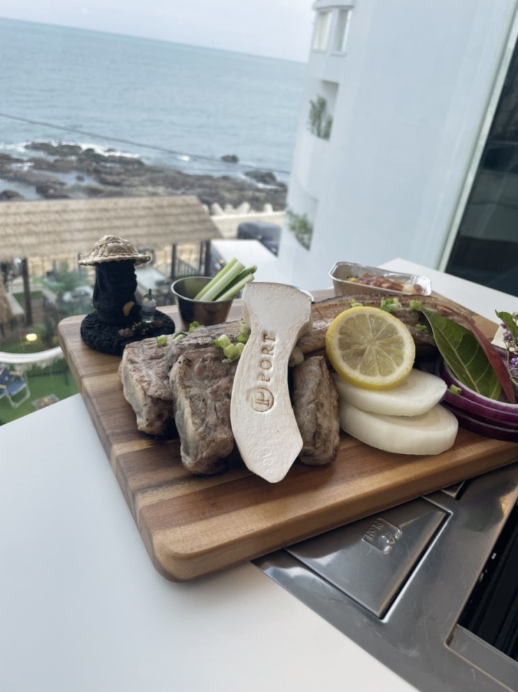  [송정맛집] 아이랑가기좋은 포트 고기집 송정대형카페 젬스톤 주차장도 굿굿
