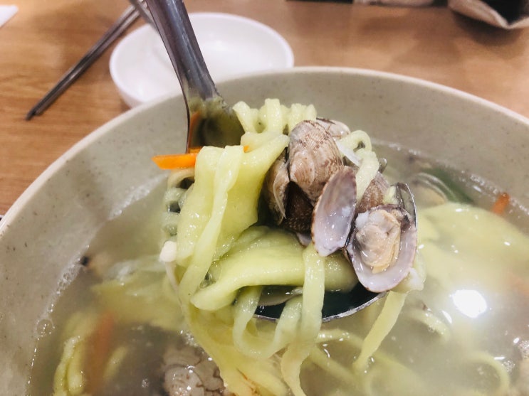  구월동 바지락칼국수맛집 들깨수제비추천 항아리칼국수
