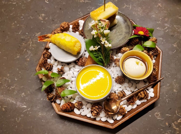  삼성동 코스요리 강남 룸식당 모도우 삼성점 주말 런치 데이트