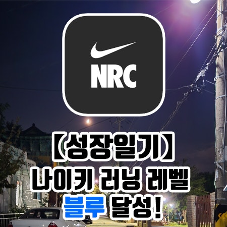  [성장 일기] 나이키 러닝 레벨 블루 달성! | 1,000Km 달렸습니다.