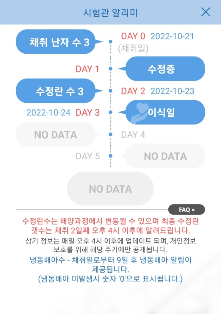  난임일기#5 저자극 시험관2차 공난포없이 채취완료!