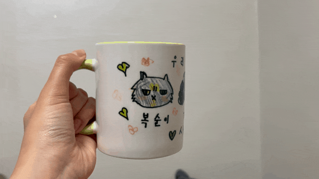  서울도자기공방 세라듀 그림컵 만들기, 강남원데이클래스 후기