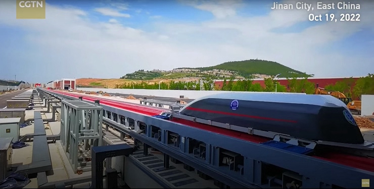  시속 1000km 시대 열리나...중국, 세계 최고속 자기부상 열차 주행  성공 