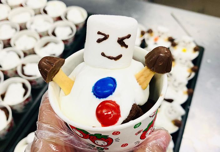  ㅎㄷㄷ요즘 학교 급식 후식 레벨