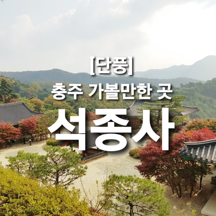 충주 석종사 단풍 명소 충북 가을 여행 가볼만한 곳 추천