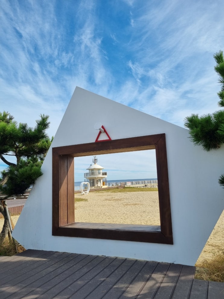  강릉 가볼만한곳 강문해변(주차장, 솟대다리)