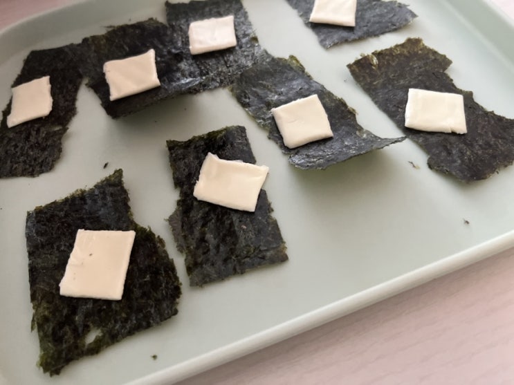  [4살 아기  훈련] 스스로 하게끔 하기 미니치즈김밥만들기
