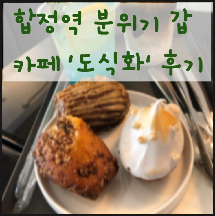  합정역 카페 추천 ft. 마들렌 맛집 '도식화'