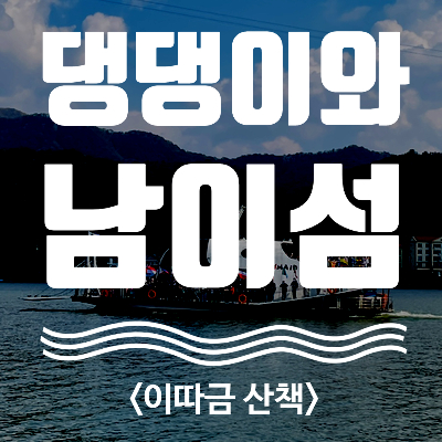  댕댕이와 일요일 남이섬 산책 (+ 주차 경험)