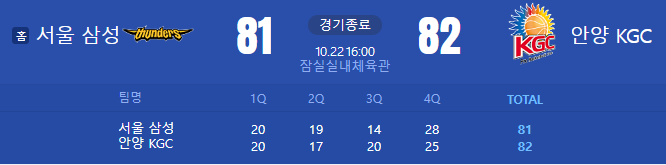  10/17(월)~10/23(일) : 서울삼성 홈개막전 강남삼성유소년 초청!