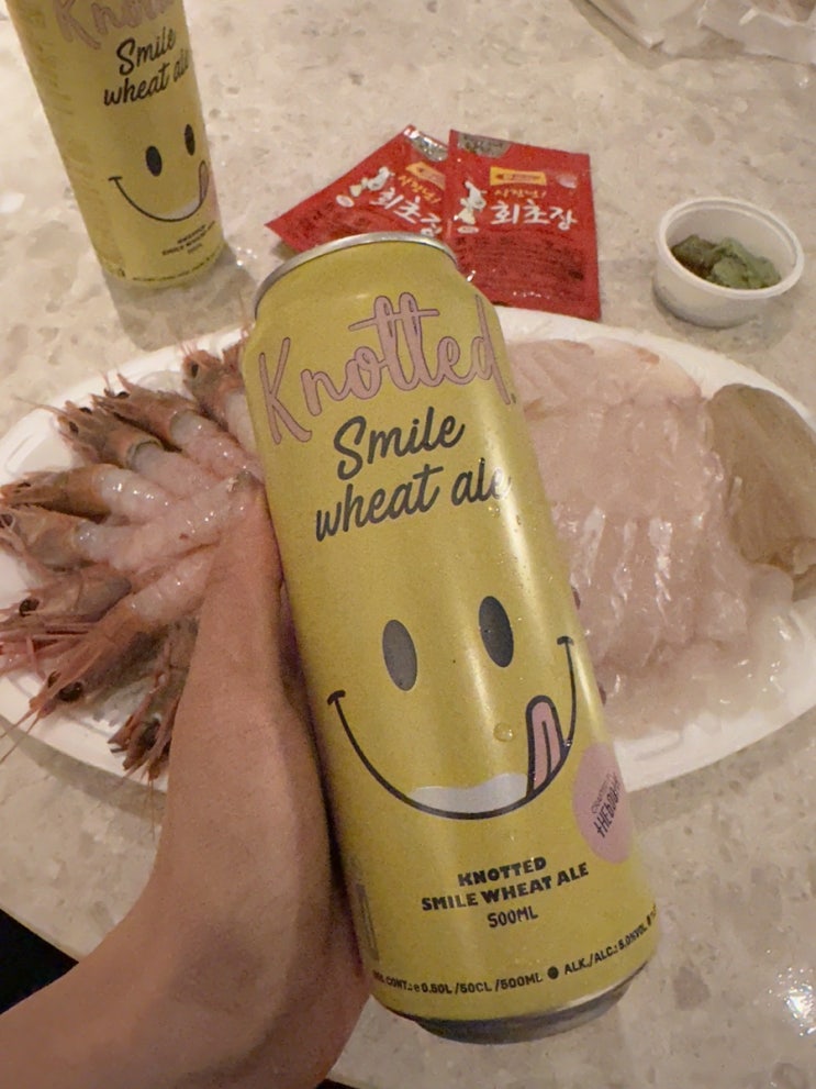  신선한 애월회포장 딱새우와 광어 경성회센터 투홈 후기 :)