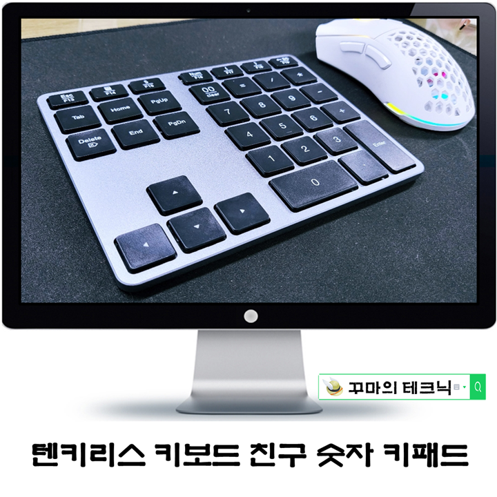  텐키리스 매직 키보드는 예쁜 쓰레기. 숫자 키패드가 필요해