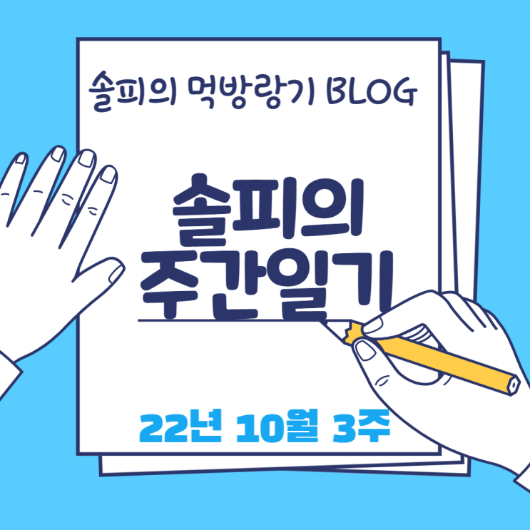 2022년 10월 3주차 주간일기