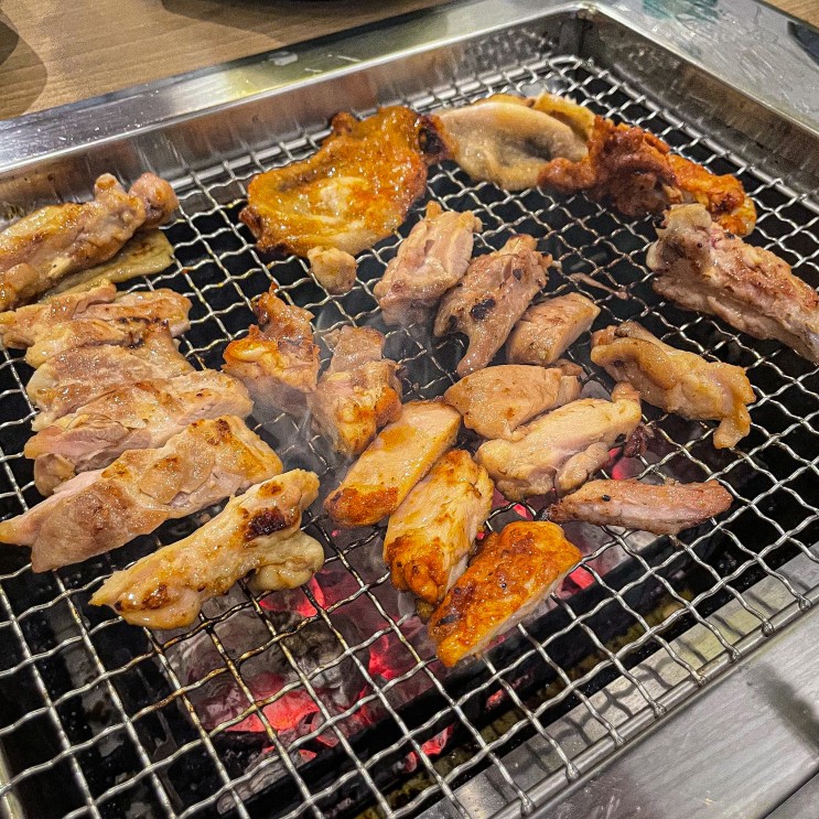 [대구] #율하 맛집 닭을 숯불에 굽는다 ‘숯불에 미친 닭’