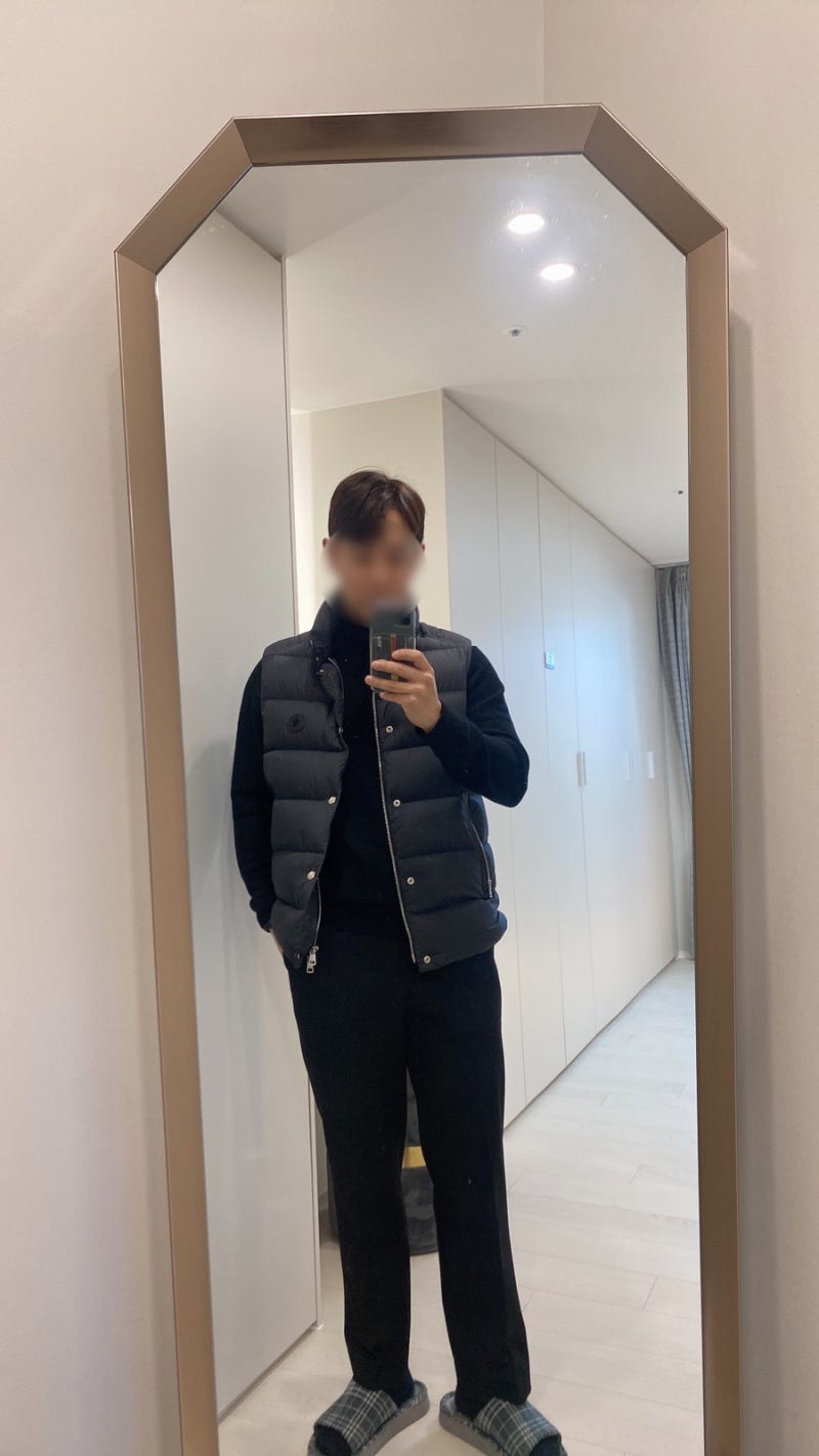 남자 몽클레어 버버리 패딩 조끼 베스트 3종류 리뷰