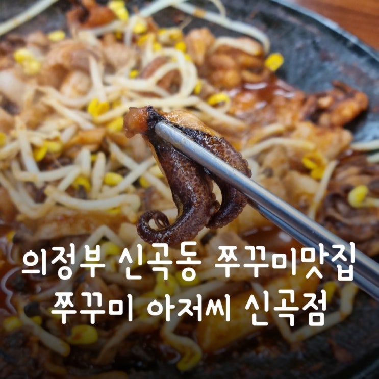  의정부 쭈꾸미 맛집 - 쭈꾸미 아저씨 신곡점, 입맛없을때 최고!