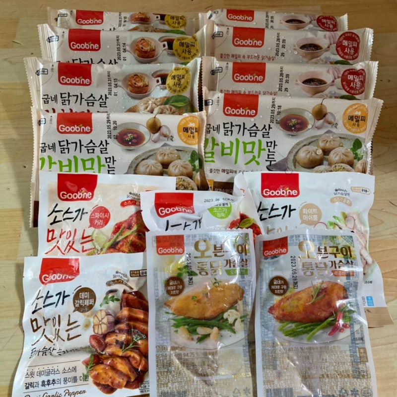 [다이어트] 굽네 소스가 맛있는 닭가슴살/오븐구이 통닭가슴살/닭가슴살 만두 솔직후기
