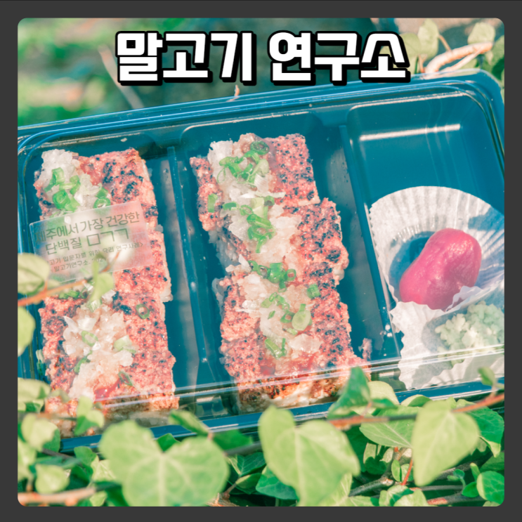  제주도 혼밥, 제주도 초밥 - 말고기 연구소