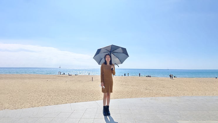 해운대 해수욕장 가을 야경 주간 풍경 사진 해운대 해수욕장 가을 야경 주간 풍경 사진