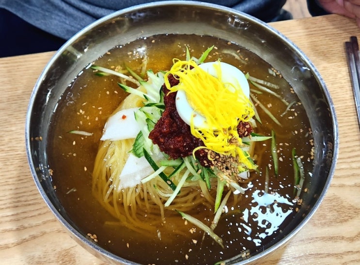  대전 판암동 맛집 < 대전밀면 > 고기 주는 밀면 세트