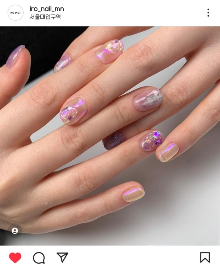  서울대입구 이로네일 / 신상 네일샵 / 1인 네일샵 / iro nail