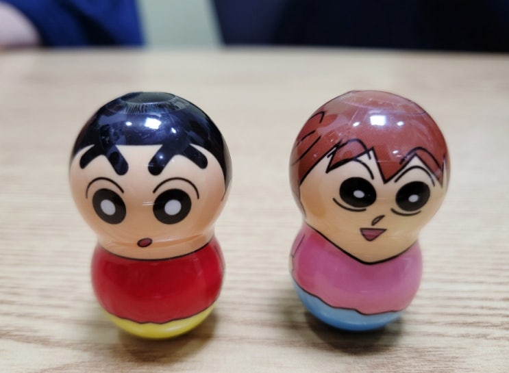  짱구 오뚝이 [크레용 신짱 플리퍼즈] 키링 다음은 오뚝이라넹 | 편의점