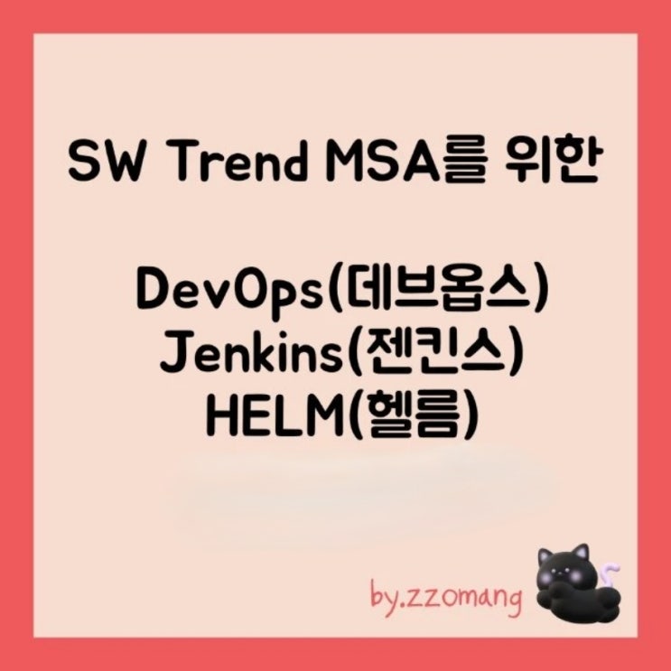 SW Trend MSA 를 위한 DevOps(데브옵스), Jenkins(젠킨스), HELM(헬름) 정의 및 특징