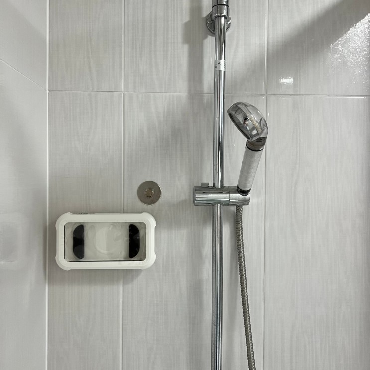 스마트폰 방수 화장실 욕실핸드폰거치대 사용기