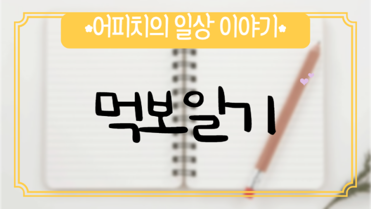  오늘의 먹부림
