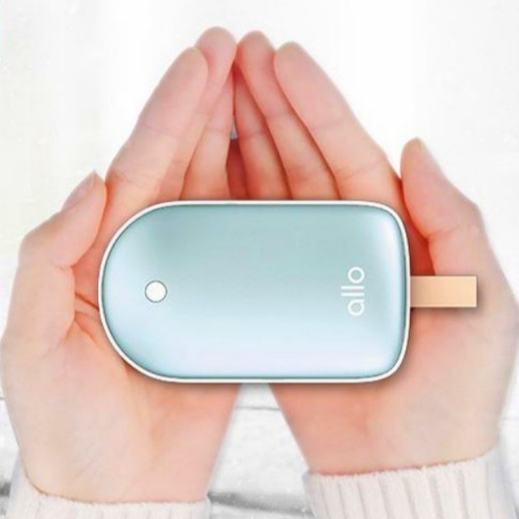  학교, 회사 기념품 추천!  양면형 손난로 보조배터리 5000mAh(올리브기프트)