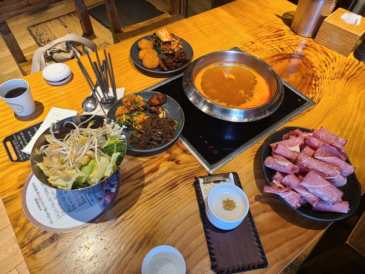 수원역 맛집 / 롯데백화점 수원점 푸드코트 - 바르미샤브샤브n칼국수