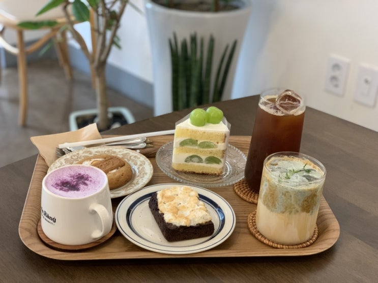  강릉 카페 랑, 디저트와 케익이 맛있는 따뜻한 카페