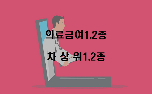 의료급여 1종, 2종 차상위 1종, 2종 병원비 차이(산정특례, 장애인 등록)