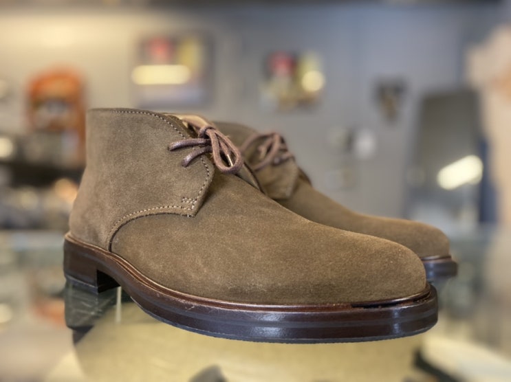 A.P.C 아페쎄 스웨이드부츠 비브람 밑창보강_블랙샤인잠실 A.P.C 아페쎄 스웨이드부츠 비브람 밑창보강_블랙샤인잠실