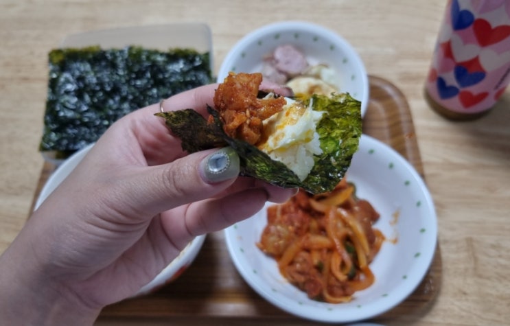  [우리맛김] 맛있는 김으로 다양하고 풍부한 상차림 (feat.삽겹살김밥 레시피)