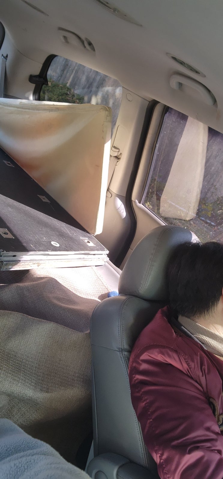  합창행사 준비끝, 망중한을 즐기는중
