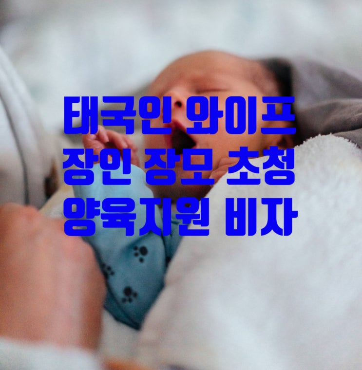 태국인와이프_배우자_장모(어머니)_가족초청비자허가 F1-5