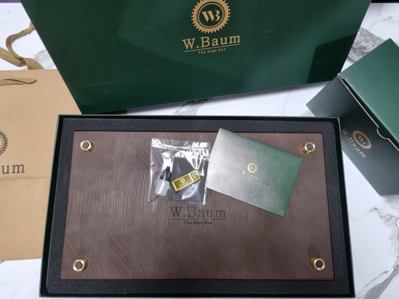 더블류바움 블랙우드 엔드그레인 나무도마 내돈내산