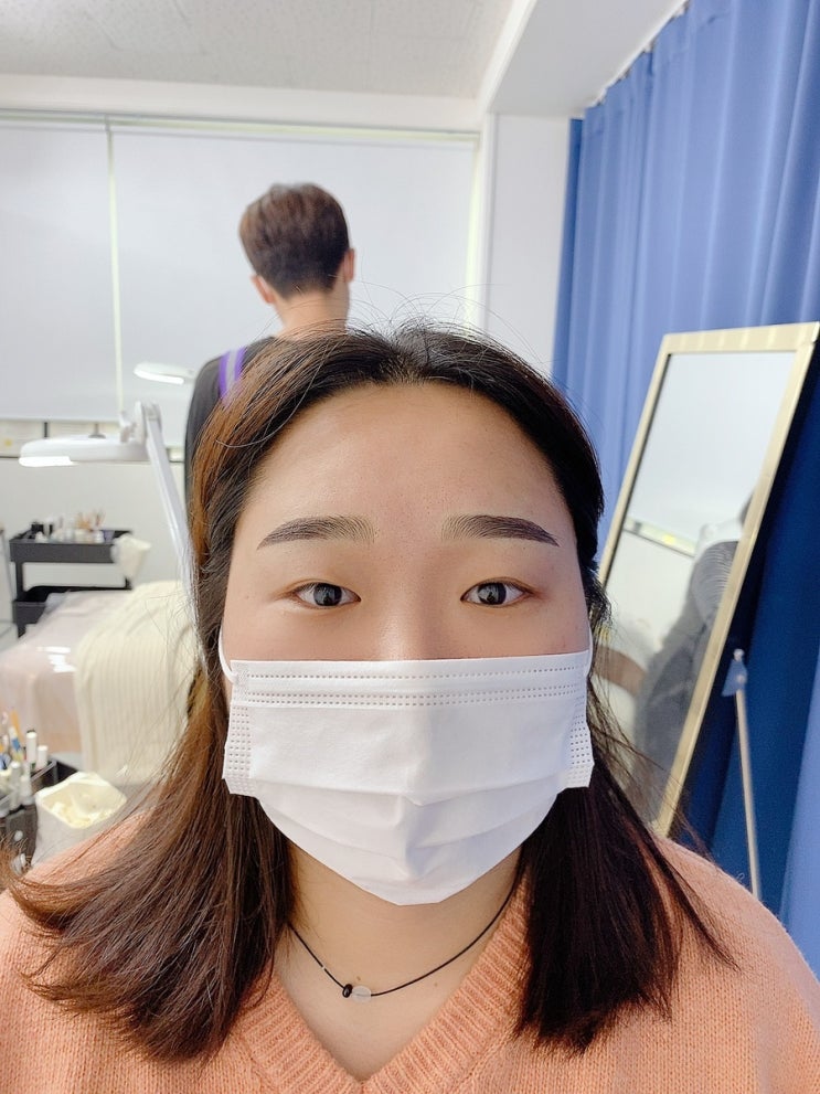  명동눈썹문신 전 후 변신 확실하게 누벨마리에서 팔자눈썹 고치다 빠밤