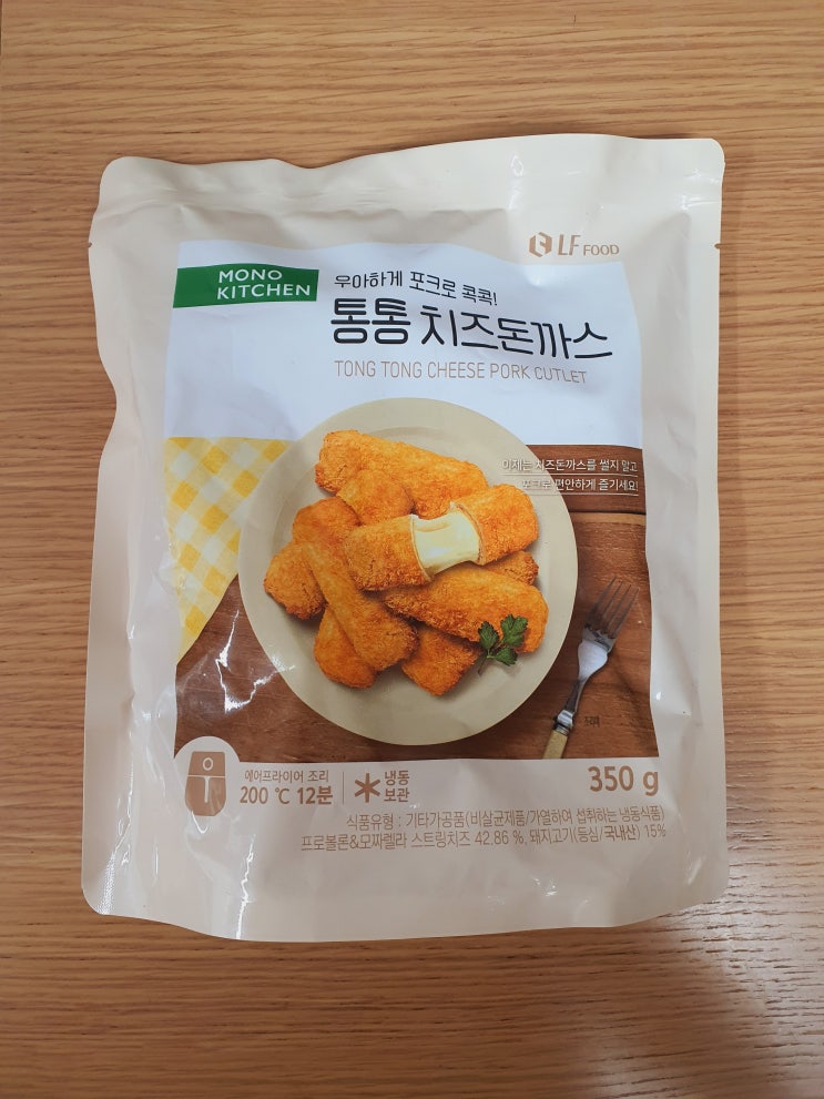  모노키친 통통 치즈돈까스 냉동식품