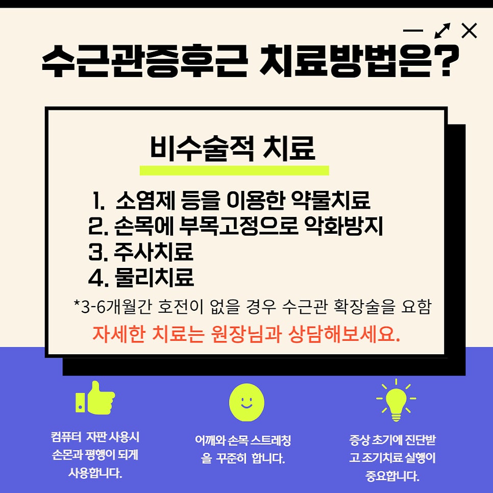 손통증! 수근관증후군(손목터널증후군) — 본문 그림