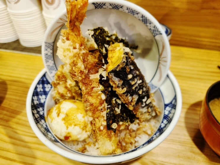튀김덮밥이 맛있는 신포동 맛집 온센 텐동 튀김덮밥이 맛있는 신포동 맛집 온센 텐동