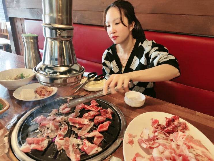 까치산역 먹자골목 가성비 좋은 참숯서서갈비 24시